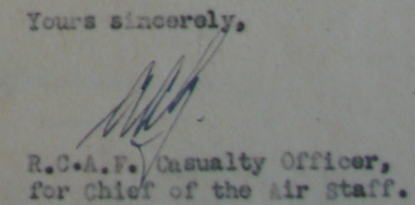 AAG signature on Baldwin letter