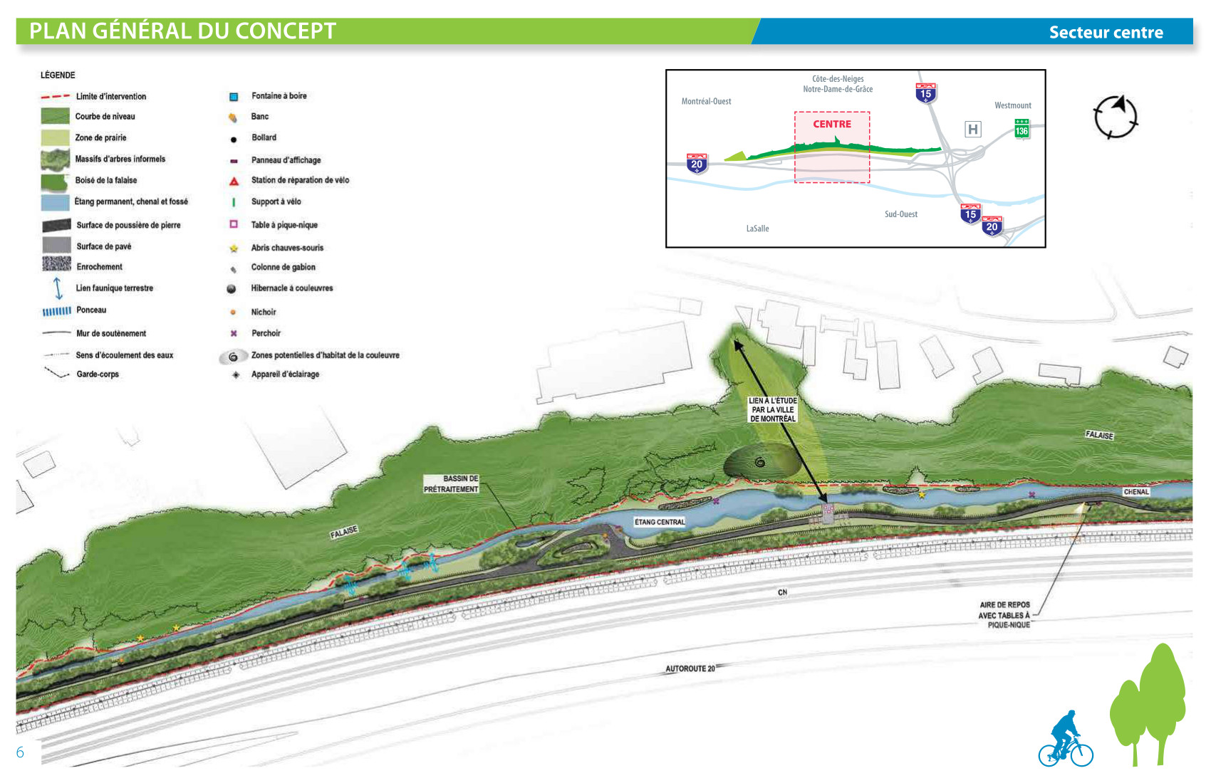 New plumbing next to the St. Jacques Escarpment ArialView